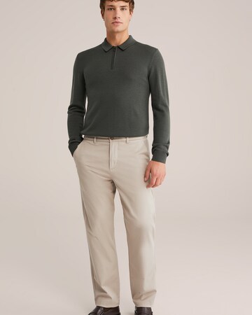 WE Fashion Štandardný strih Nohavice - Béžová