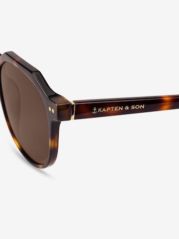 Kapten & Son Sonnenbrille 'Manila Tortoise Brown' in Braun