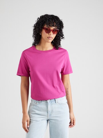 PIECES Shirt 'RIA' in Pink: front