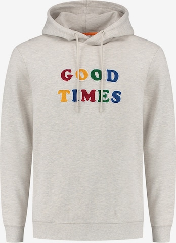 Shiwi Sweatshirt 'Good Times' i grå: framsida