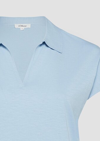 s.Oliver Poloshirt in Blau