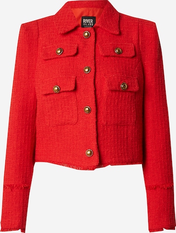 Blazer River Island en rouge : devant