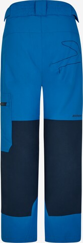ZIENER Regular Workout Pants 'Amiro' in Blue