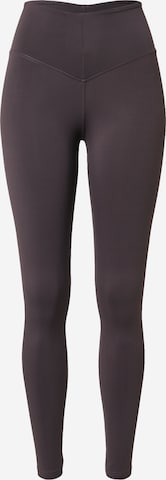 NEBBIA Skinny Sportbroek 'HERO' in Bruin: voorkant