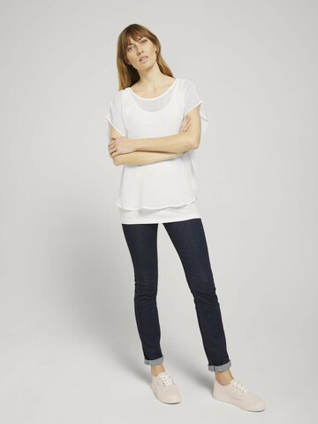 T-shirt TOM TAILOR en blanc