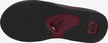 REEF Beach & Pool Shoes 'Fanning' in Black