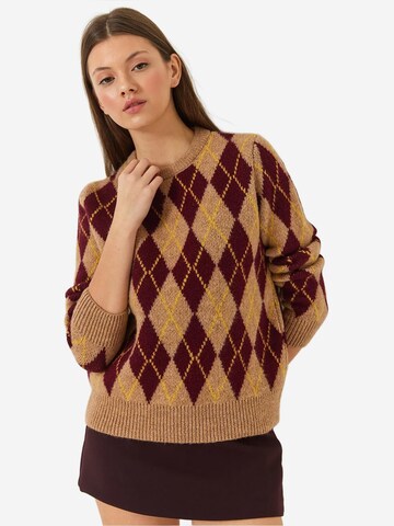 Pull-over Bianco Lucci en marron