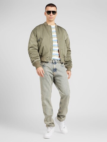 balta JACK & JONES Megztinis 'MARIO'