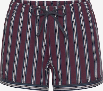 s.Oliver Pyjamahose in blau / marine / burgunder / weiß, Produktansicht