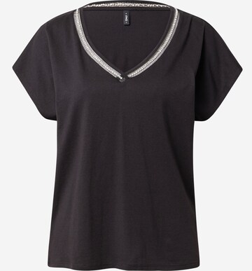 T-shirt 'LULU' ONLY en noir : devant