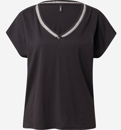 ONLY T-Shirt 'LULU' in schwarz / transparent, Produktansicht