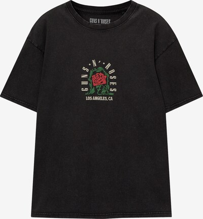 Pull&Bear Тениска в зелено / червено / черно / бяло, Преглед на продукта