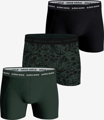 BJÖRN BORG Boxer shorts in Green: front