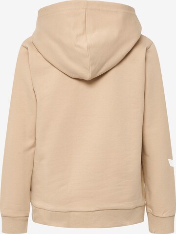 Hummel Sweatjacke in Beige