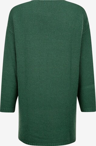MIAMODA Sweater in Green