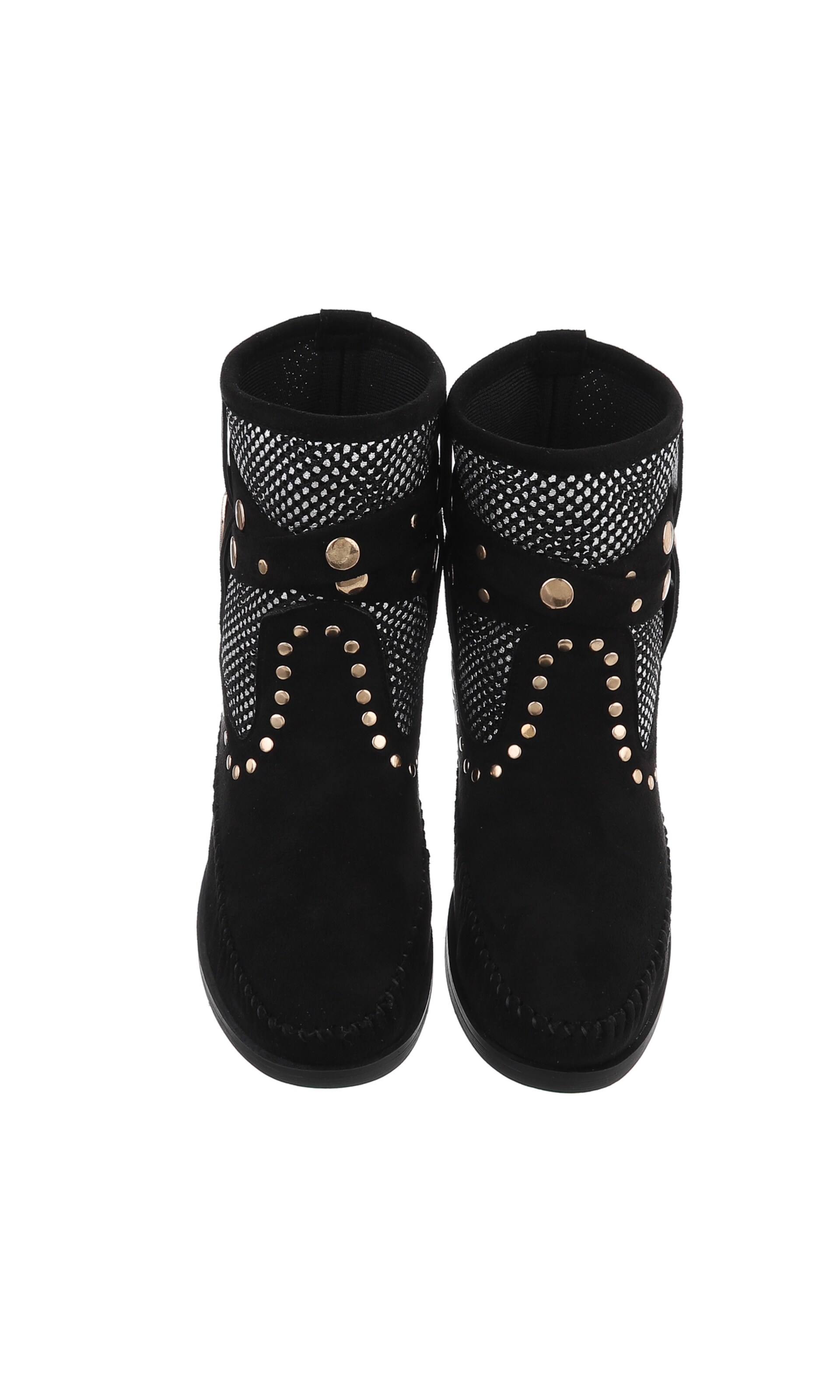 Ital-Design Stiefelette in Schwarz