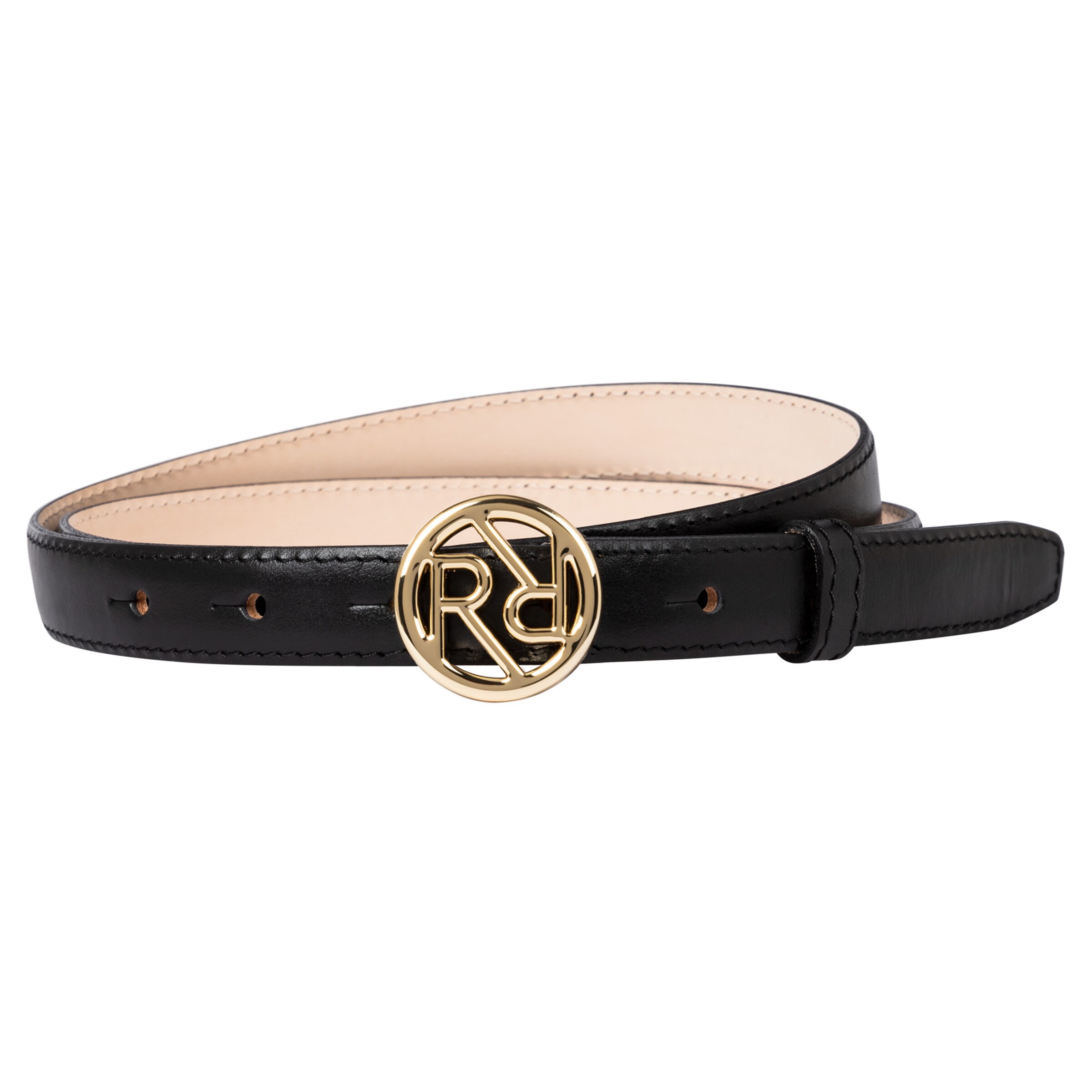 Roeckl Belt 'LOGO' in Black: front