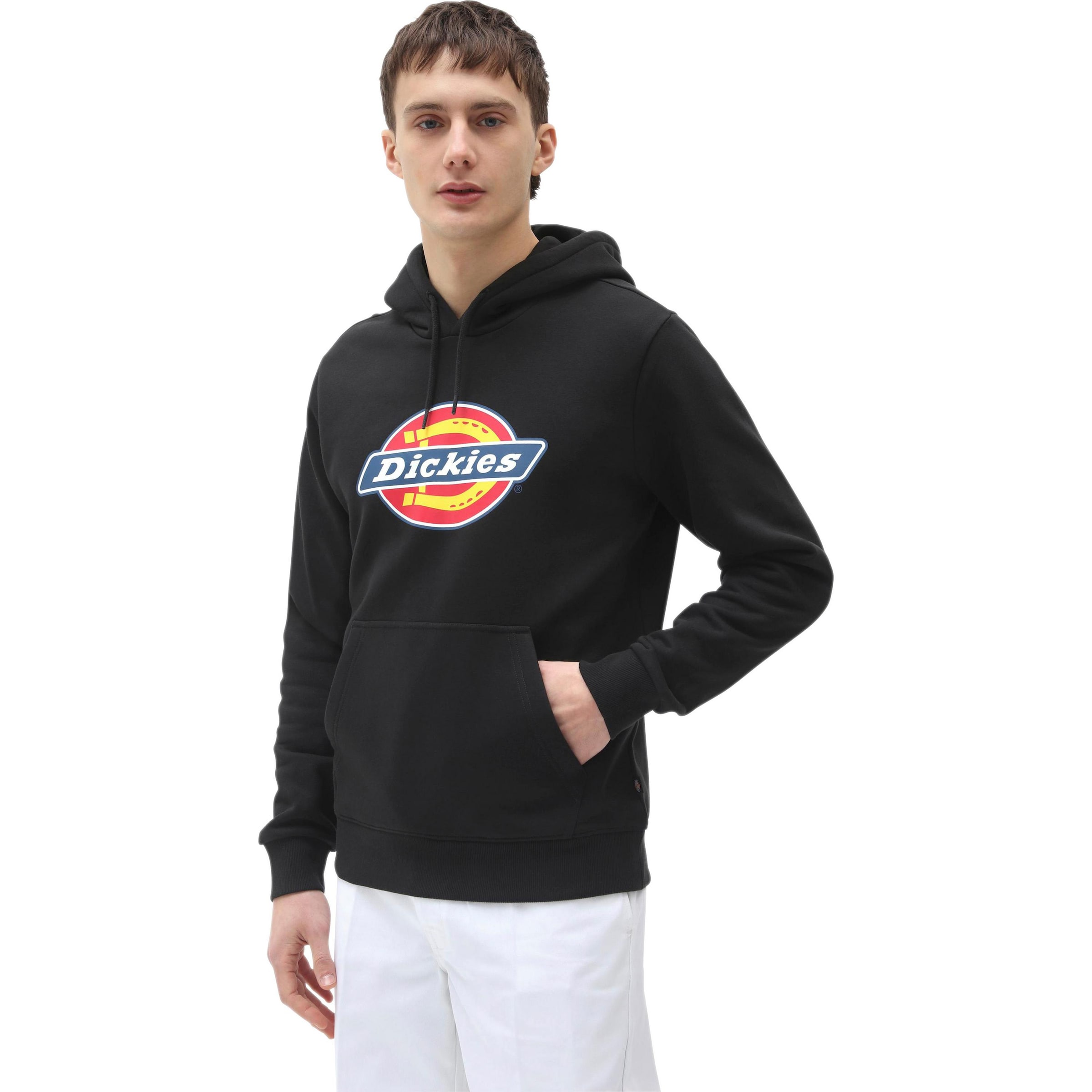 DICKIES Свитшот 'Icon Logo' в Черный: спереди