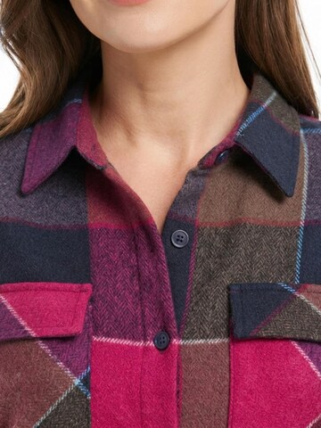 Chemisier 'Comfy Heavyweight Flannel Shirt' Radwa en rouge
