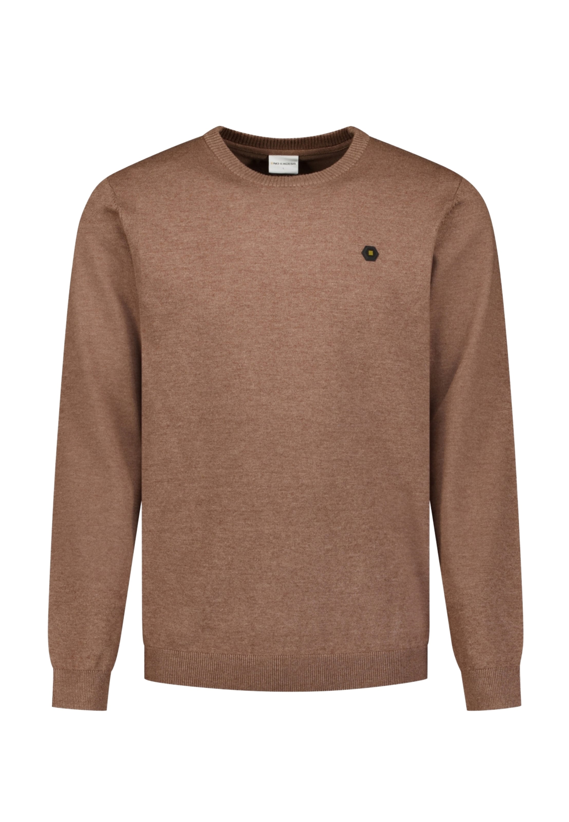 Pull-over No Excess en marron : devant