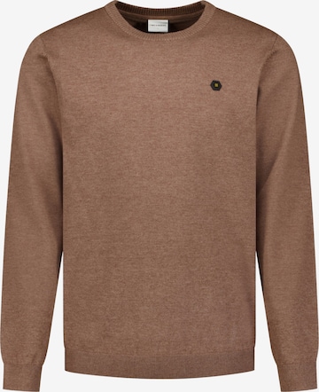 Pull-over No Excess en marron : devant