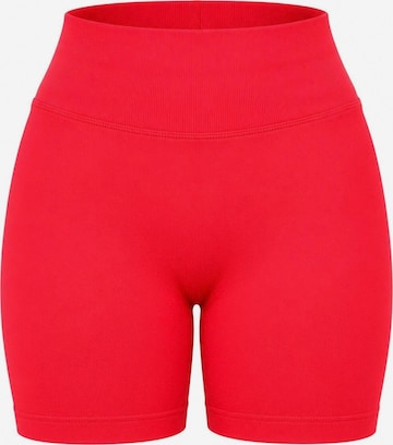 FemmeTone Slim fit Leggings 'Abril' in Red: front