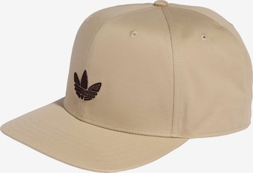 ADIDAS ORIGINALS - Boné 'Adicolor' em bege: frente