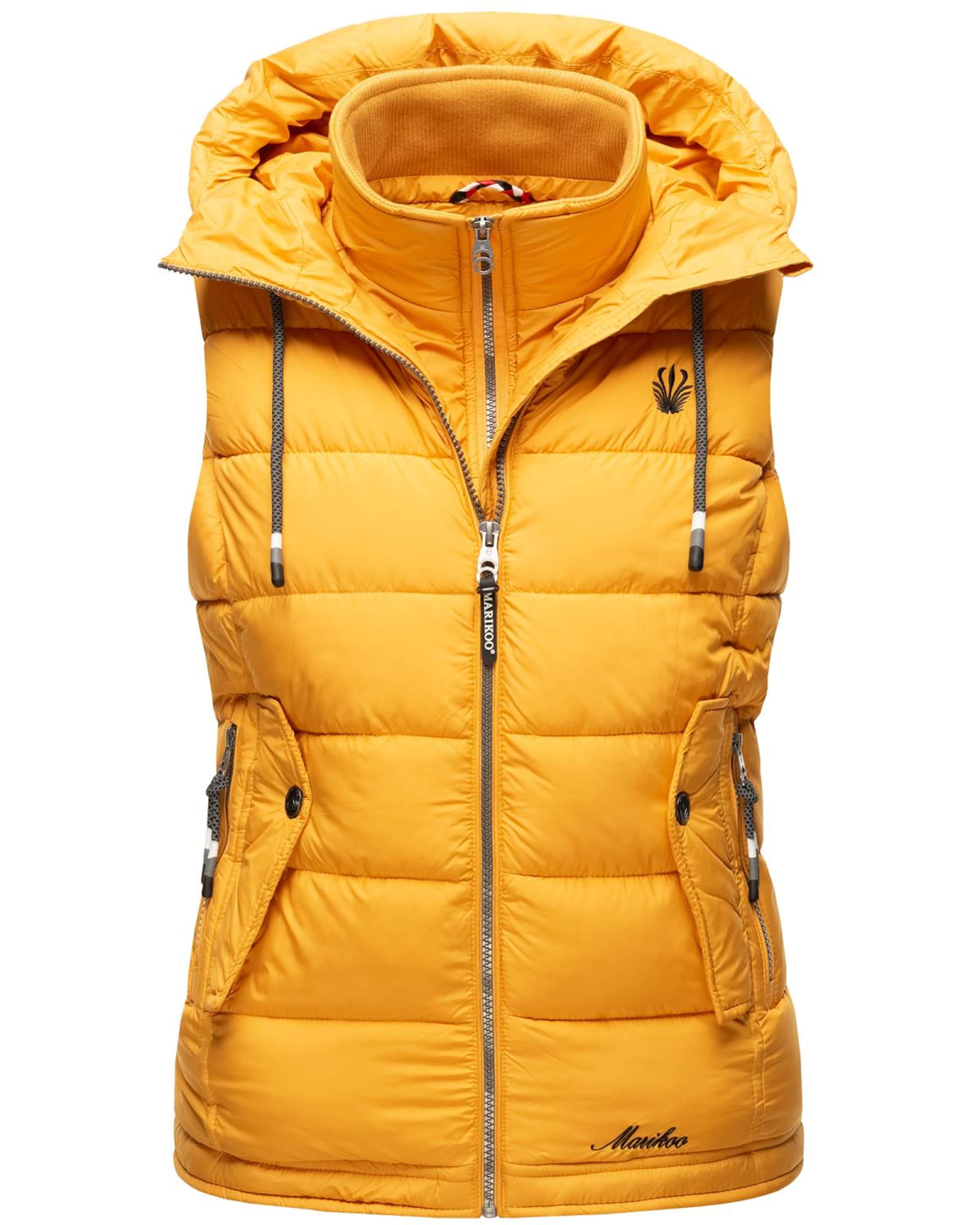 MARIKOO Vest 'Taisaa' in Yellow: front