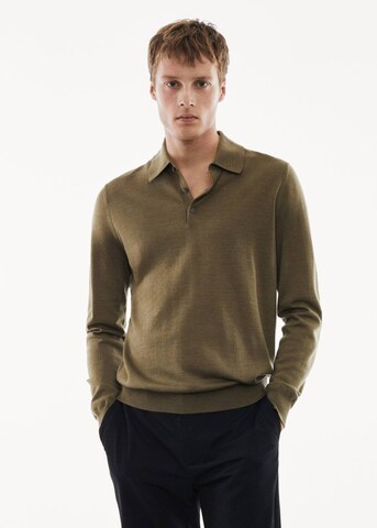 MANGO MAN Sweater 'Willys' in Green: front