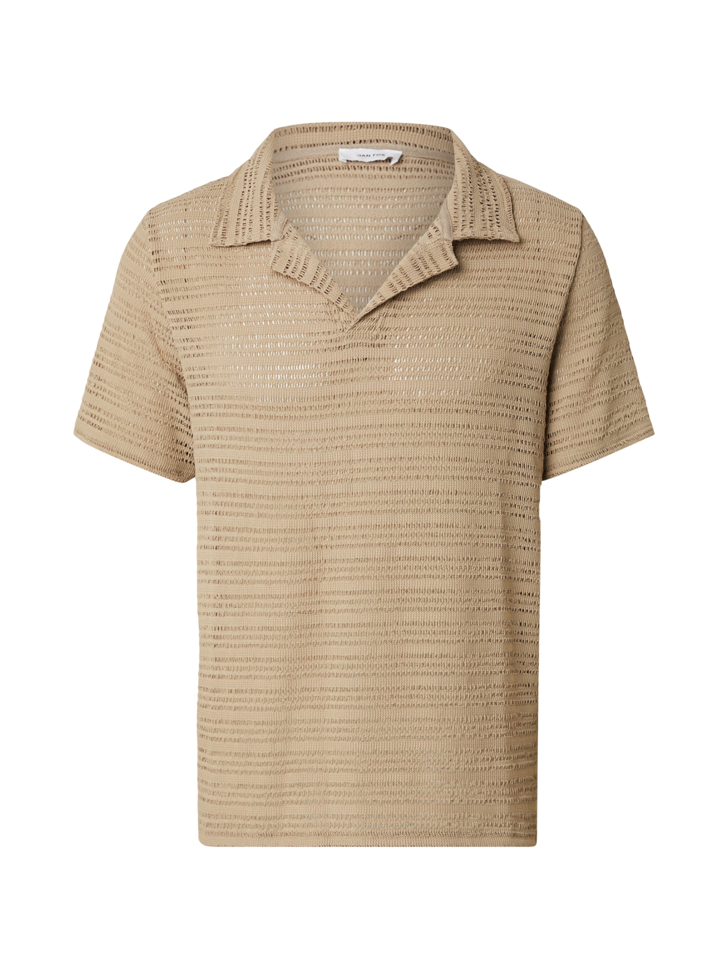 Tricou 'Jon' DAN FOX APPAREL pe bej, Vizualizare produs