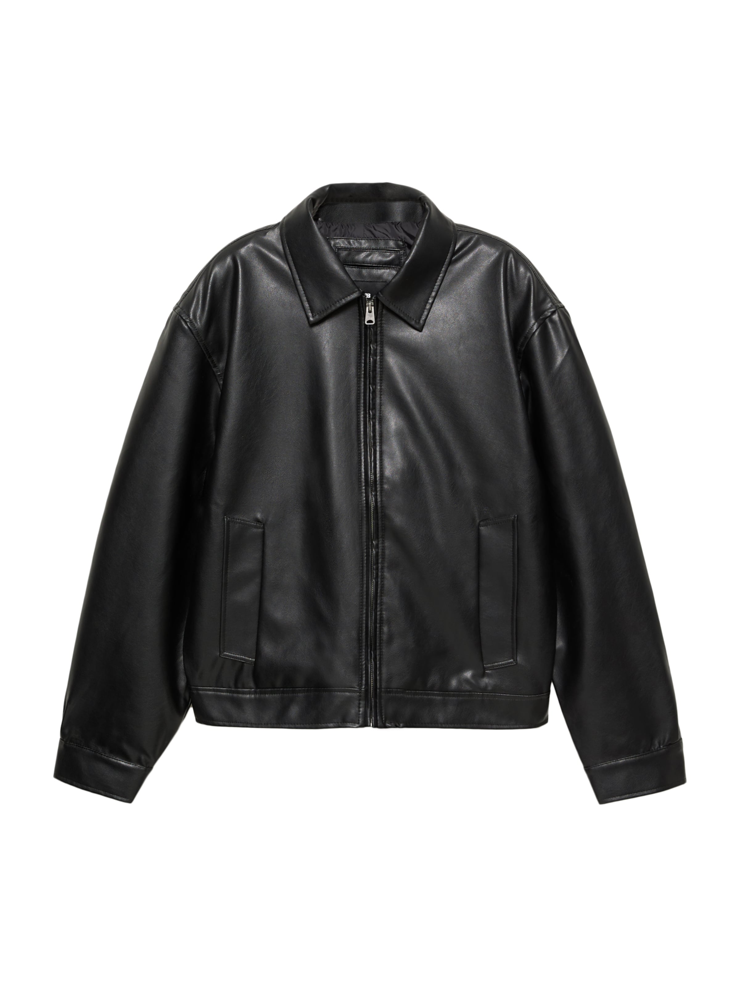 Pull&Bear Välikausitakki värissä musta: etupuoli