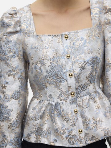 VERO MODA Bluse 'VMSally' i sølv