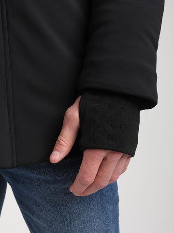 Gabbiano Winterparka 'modern winter Magnetic' in Schwarz