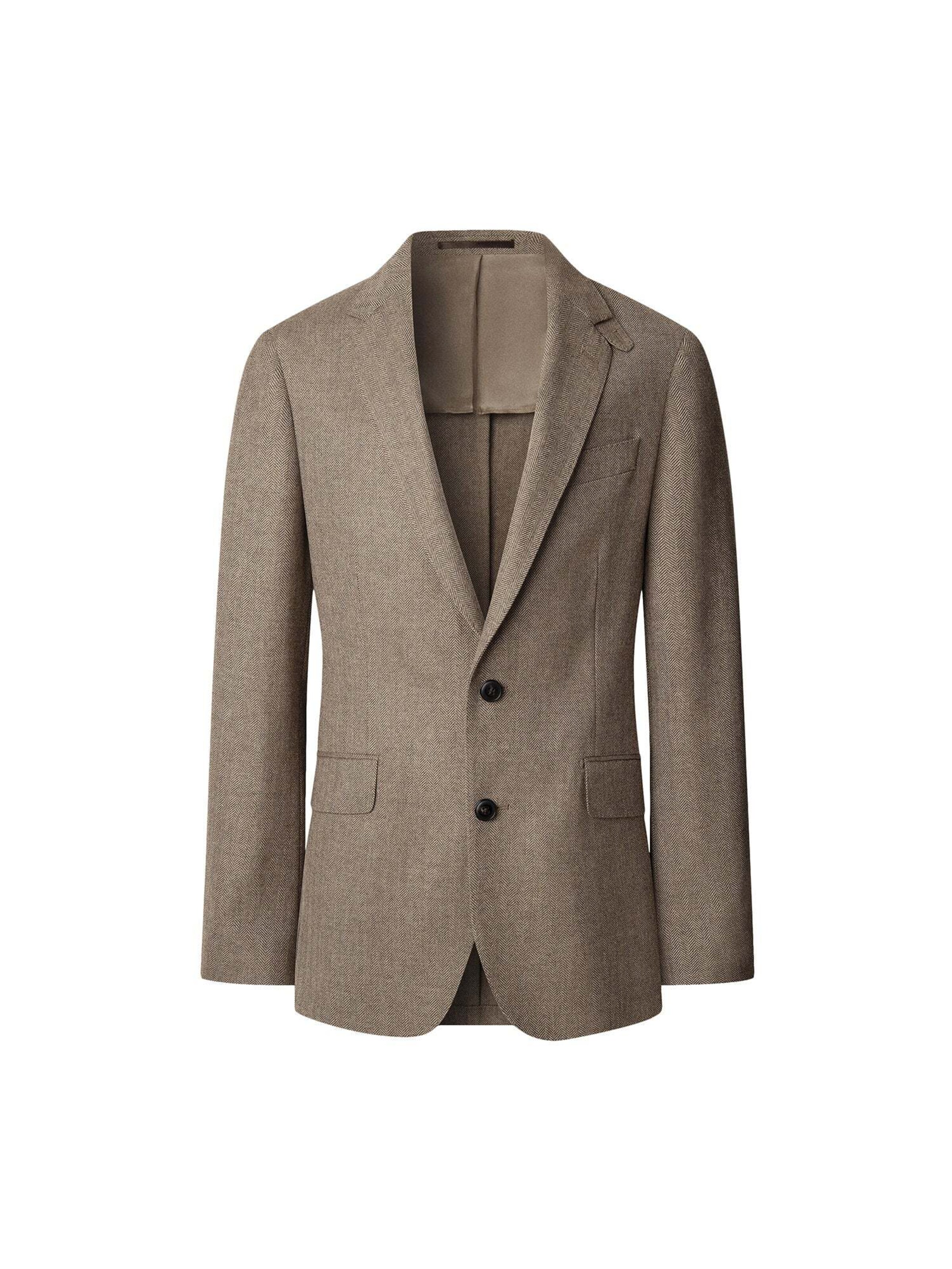 Giacca business da completo di Hackett London in beige: frontale