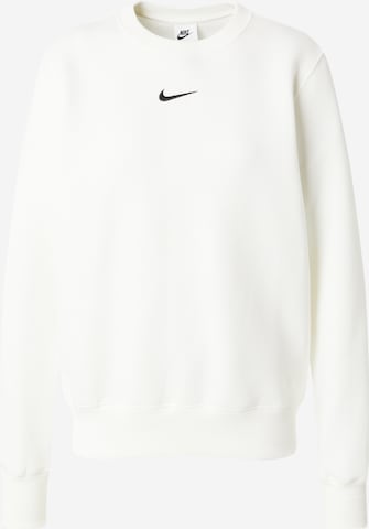 Sweat-shirt 'Phoenix Fleece' Nike Sportswear en beige : devant