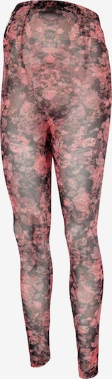 MAMALICIOUS Leggings 'Sharon' em rosa pastel / vermelho florescente / mosqueado preto, Vista do produto