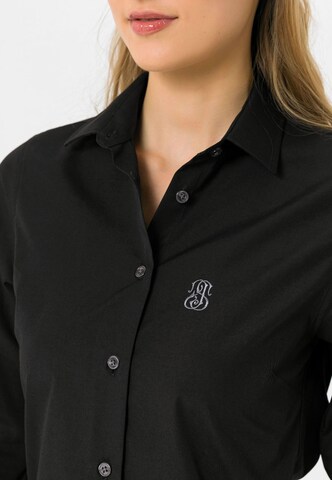 Jimmy Sanders Bluse in Schwarz