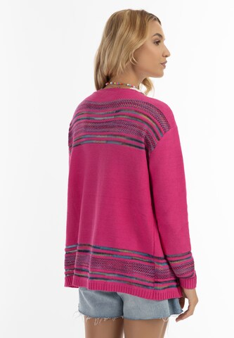 Cardigan IZIA en rose