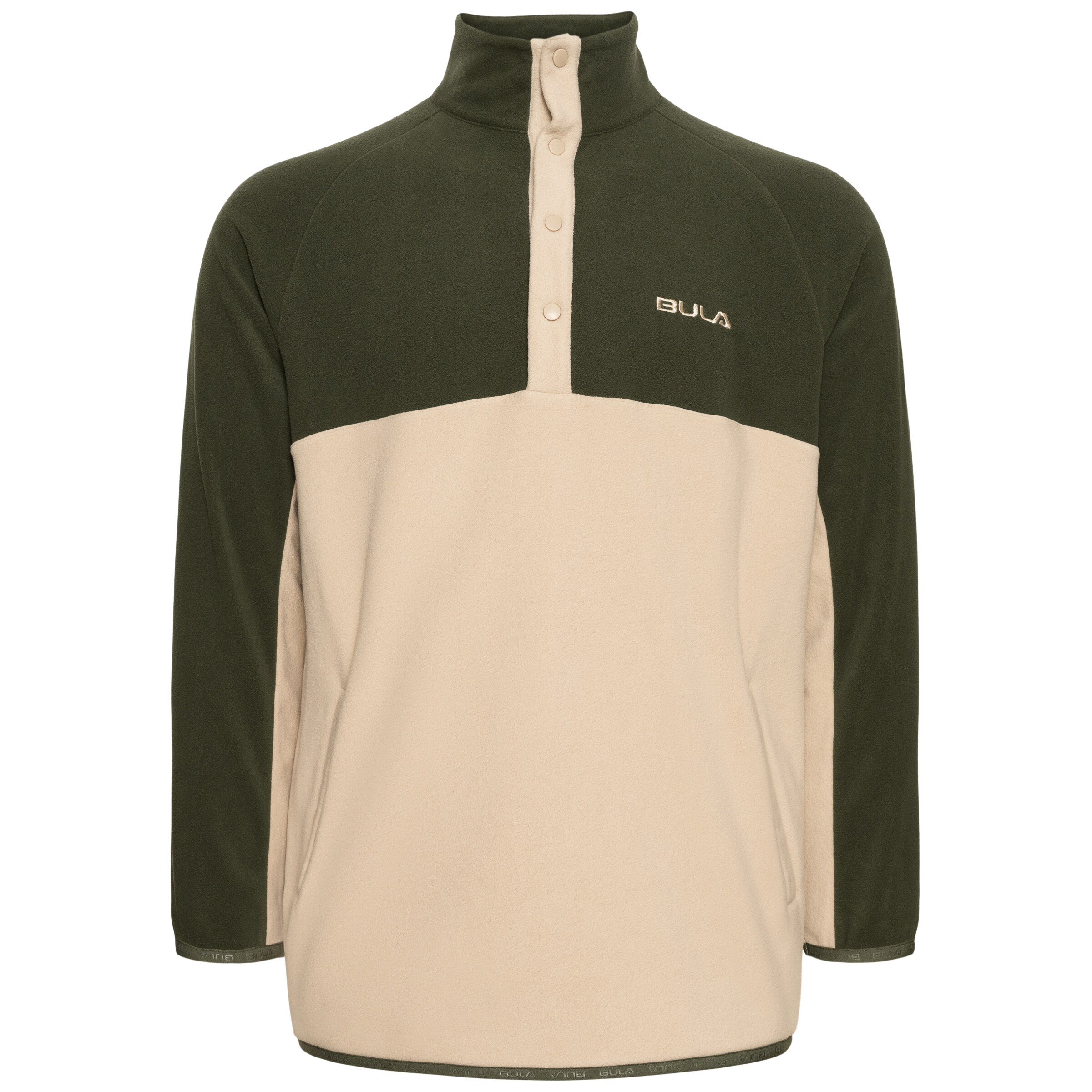 BULA Fleece Jacket 'Cruiser' in Green: front