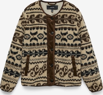VERO MODA Välikausitakki 'VMLindau' koossa XS värissä suklaa / cappuccino / musta, Tuotenäkymä