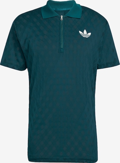 Sportiniai marškinėliai 'Pro' iš ADIDAS PERFORMANCE, spalva – tamsiai žalia / balta, Prekių apžvalga