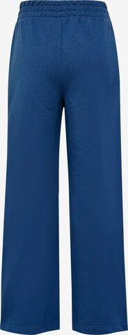 Hummel Wide Leg Sporthose 'ELLY' in Blau