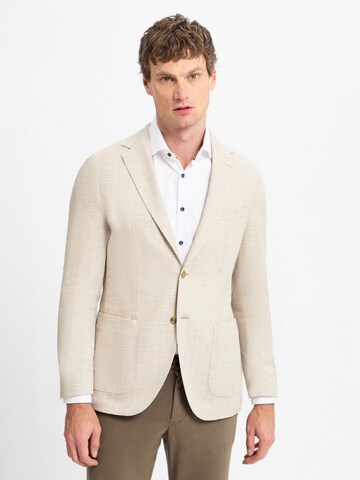 BOSS Regular fit Colbert 'C-Jaye-Elbow-242' in Beige: voorkant