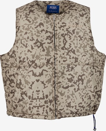 Gilet ' Aether' Pequs en beige : devant