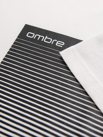 balts Ombre T-Krekls