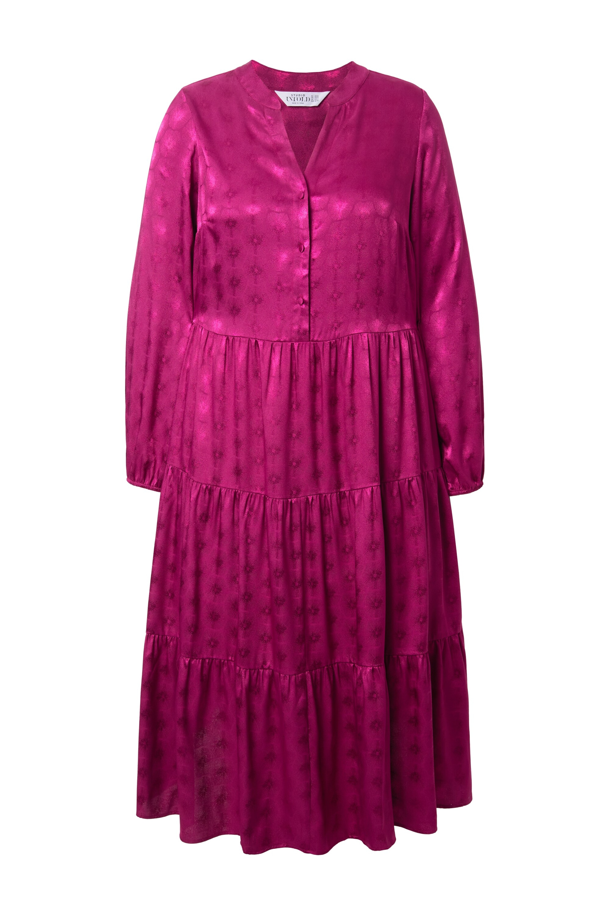 Studio Untold Kleid in brombeer, Produktansicht