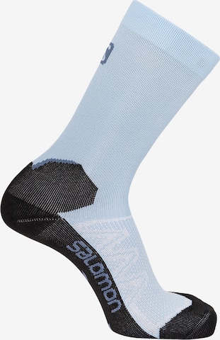 SALOMON Athletic Socks in Blue: front