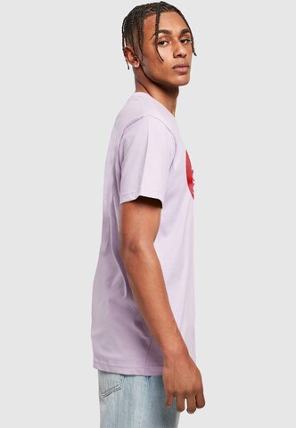 Merchcode T-Shirt 'MHSS Herz' in Lila
