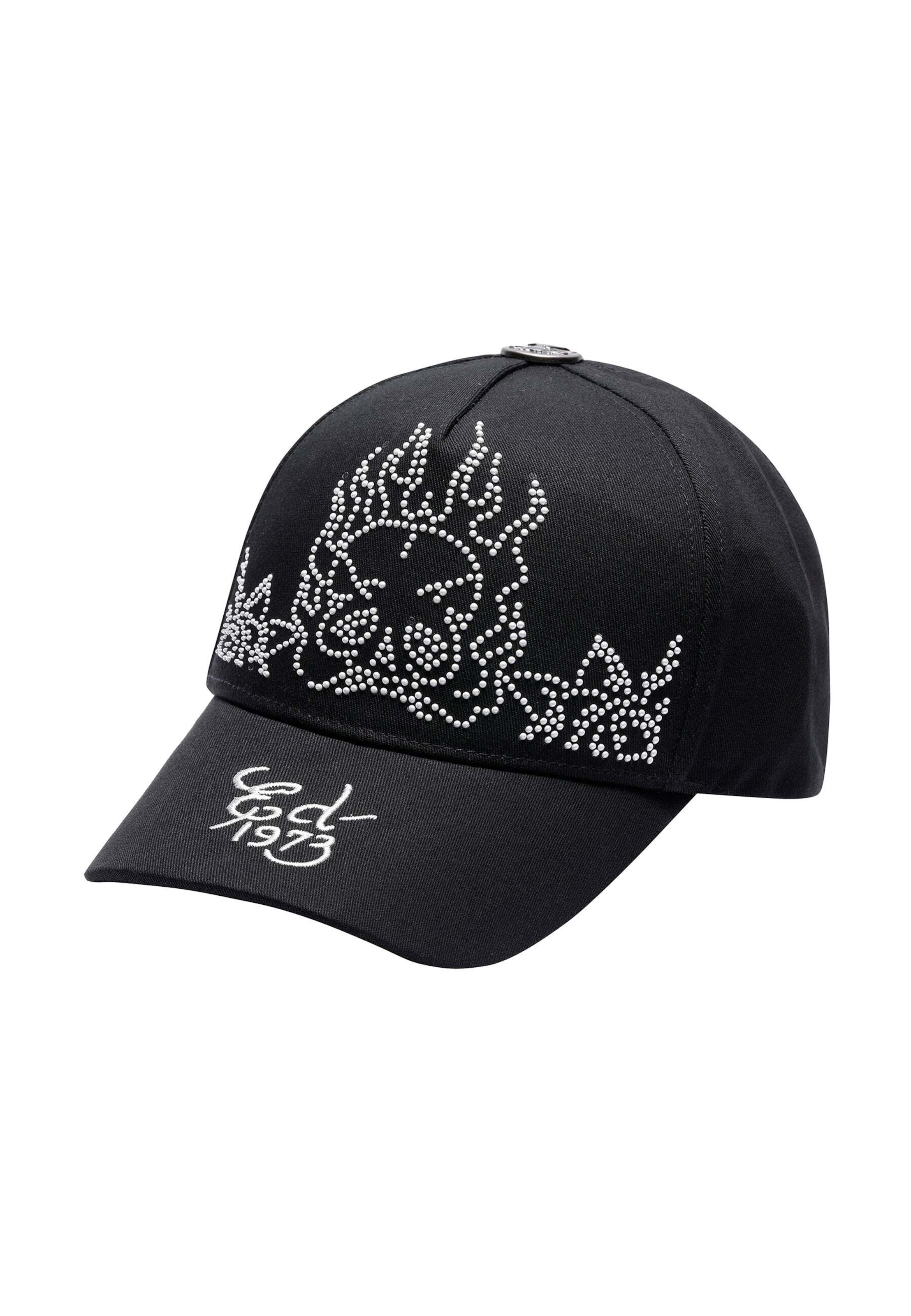 Ed Hardy Hætte 'Lucky Dragon' i sort: forside