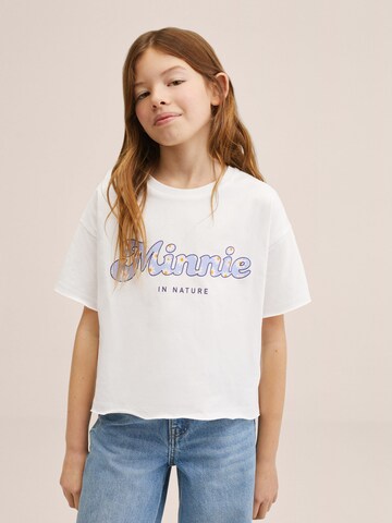 MANGO KIDS Shirt 'MNATURE' in White